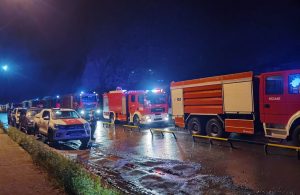 Azerbaycan yangın söndürme ekipleri, Türkiye’ye giriş yaptı
