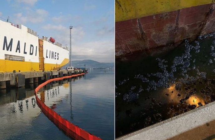 İzmit Körfezini kirleten gemiye 3 milyon TL ceza