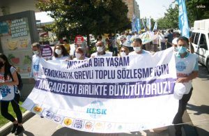 KESK, iki koldan Ankara’ya yürüyor