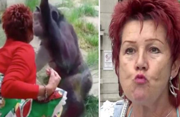 Maymuna aşık olan kadın hayvanat bahçesinden kovuldu