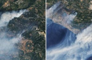NASA yangınlarla ilgili yeni uydu görüntüleri yayınladı, Türkiye açıklaması yaptı