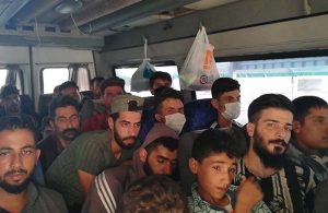 14 kişilik minibüsten 28’si kaçak 30 Suriyeli çıktı