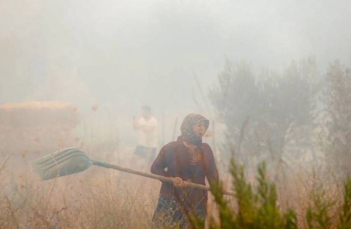 Antalya Manavgat’ta orman yangını