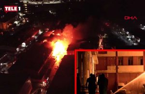 İkitelli Oto Sanayi Sitesindeki yangın söndürüldü!