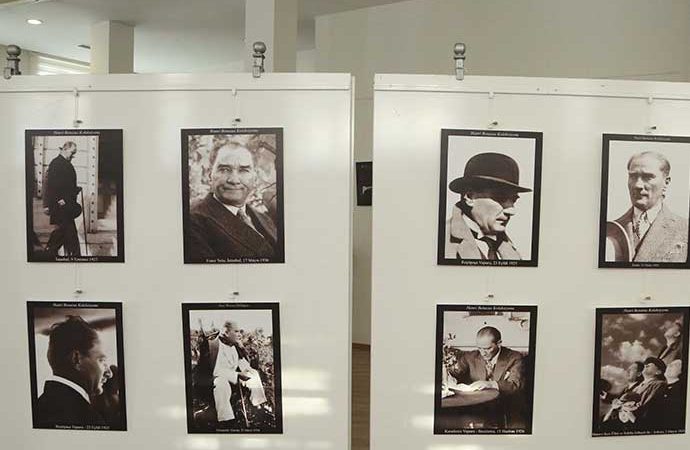 Efeler’de Atatürk’ün nadir fotoğraflarının yer aldığı müze açıldı