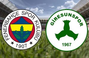 Giresunspor 6. haftada golle tanıştı! 3 puan Fenerbahçe’de kaldı