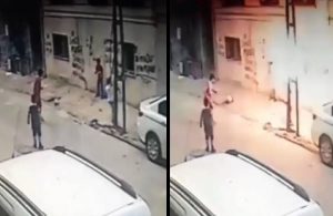 Sokakta top oynayan çocuk ölümden döndü