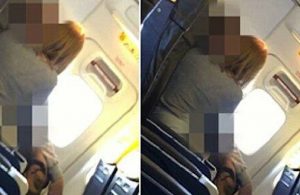 Uçakta cinsel ilişkiye giren kişileri kayda alıp sosyal medyada paylaştı