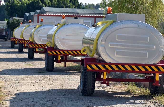 23 orman içi köye su tankerleri bağışlandı
