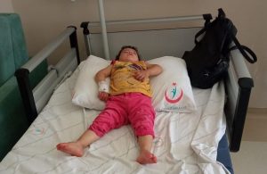 İlaç yutan 1 yaşındaki Latife, hastanelik oldu 