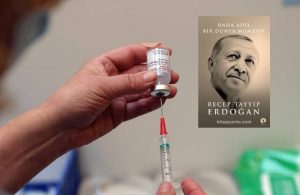Pülümür’de aşı olana Erdoğan kitabı hediye