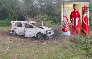 27 yaşındaki futbolcu yanan araçta ölü bulundu