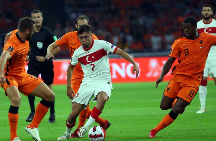 A Milli Futbol Takımı Hollanda’ya 6-1 mağlup oldu