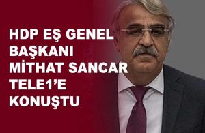Sancar: HDP, Kürt sorununun çözümünde muhataptır, aktördür, güçtür