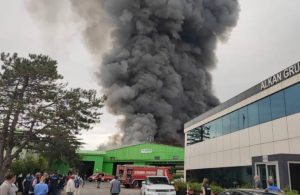 Şile’de fabrikada patlama ve yangın