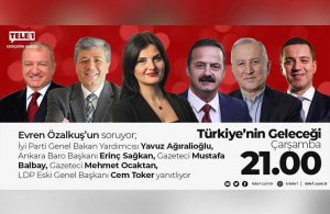 Türkiye’nin Geleceği, bu akşam TELE1’de!