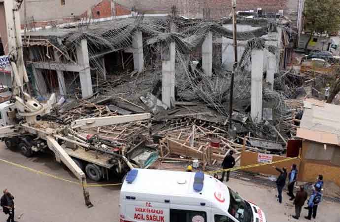 Ankara’da inşaatta göçük: 3 yaralı
