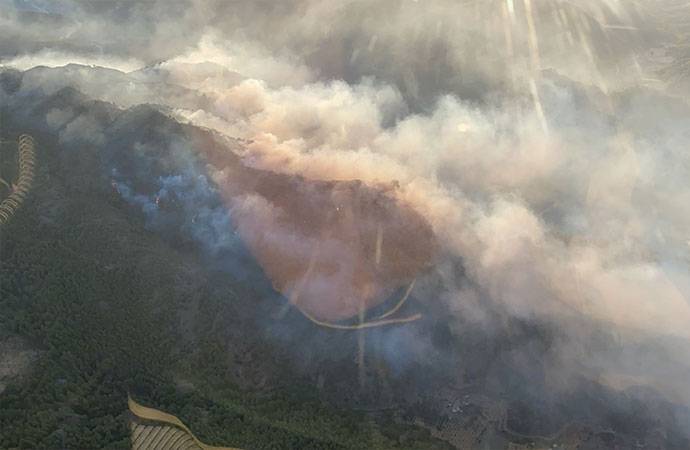 Muğla Dalaman’daki orman yangını kontrol altına alındı
