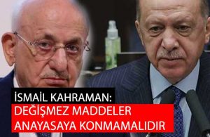 Erdoğan: İlk 4 maddeyi değiştirmek Kılıçdaroğlu’nun fikri mi?