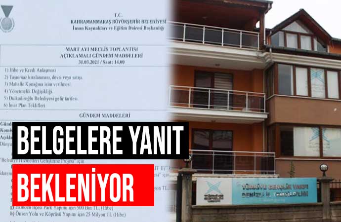 Denizli ve Kahramanmaraş’ta Belediyeler TÜGVA için seferber oldu iddiası