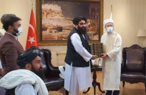 Taliban heyeti, Diyanet İşleri Başkanı Ali Erbaş’la görüştü