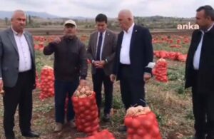 Soğanı tarlada kalan Yozgatlı çiftçi: AK Parti’ye kaç defa oy verdim, gelsinler de halimizi görsünler