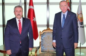 AKP’li Cumhurbaşkanı Erdoğan, Mustafa Destici ile görüştü