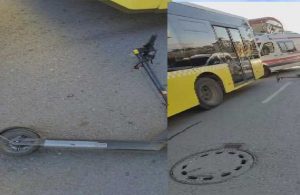 Ümraniye’deki feci kaza; İETT otobüsünün ezdiği scooterlı öldü