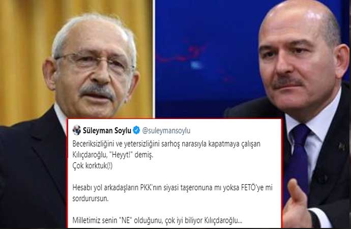 Soylu’nun Kılıçdaroğlu paylaşımına CHP’den tepki