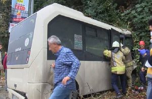 Sarıyer’de minibüs kazası! 1 ölü 7 yaralı
