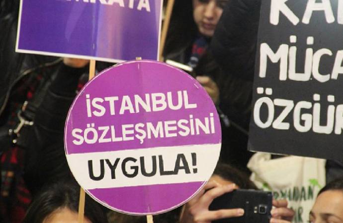 İstanbul Sözleşmesi’ni hedef alan Erdoğan’a, kadınlardan tepki!