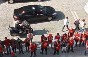 İzmir’de işçilerden Soylu’ya protesto