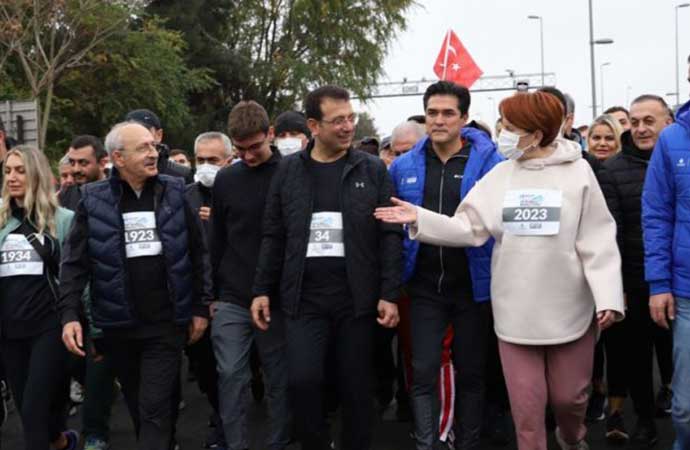 Akşener ve Kılıçdaroğlu, İstanbul Maratonu’nda kaç adım attı?