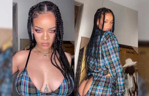 Rihanna’dan sıradışı pijama tercihi