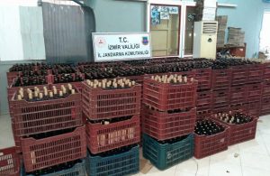 İzmir’de 6 bin litre bandrolsüz şarap ele geçirildi