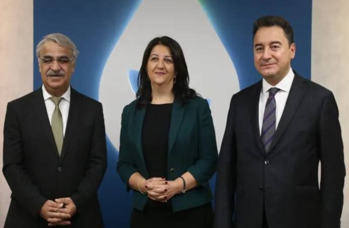 Pervin Buldan ve Mithat Sancar, Ali Babacan’la görüştü: İktidar değişmeli