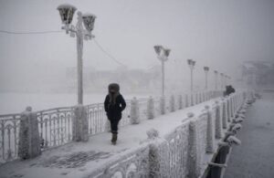 Dünyanın en soğuk kenti eksi 60 dereceyi gördü!
