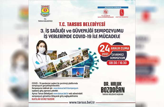 Tarsus Belediyesi 3. İş Sağlığı ve Güvenliği sempozyumu gerçekleştirecek