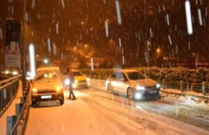 İstanbul’da kar yağışı başladı