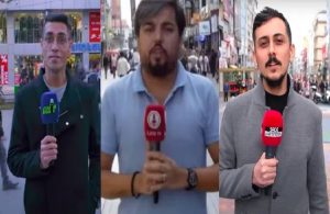 Sokak röportajı yapan muhabirler gözaltına alındı!