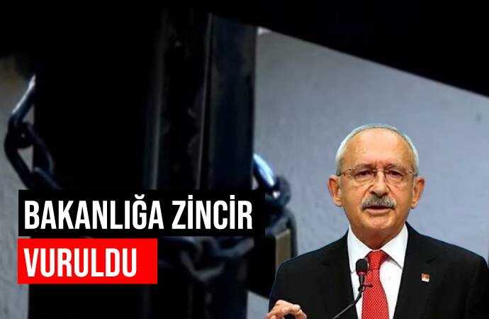 MEB kapısında kilit skandalı! Kılıçdaroğlu: Saray’ın talimatıyla iş yapanlar