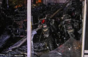 Antalya’da 250 motosiklet yandı