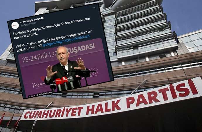 CHP’li gençlerin ‘kul hakkına girdiniz’ paylaşımına AKP sessiz kaldı