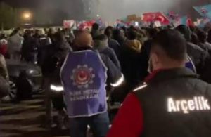 Ankara’da Türk Metal Sendikası üyeleri eylem yaptı