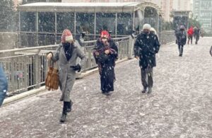 İstanbul’da kar yağışı etkisini göstermeye başladı