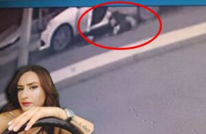 Aracına binen kadının vurulma anı güvenlik kamerasına böyle yansıdı