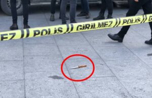 Çağlayan Adliyesi önünde polise bıçaklı saldırı: Saldırgan vuruldu!
