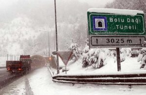 Bolu Dağı geçişi ulaşıma kapatıldı