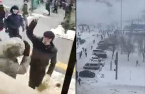 Şiddet artıyor! Kazakistan sokakları savaş alanına döndü! Rus askerler yola çıktı