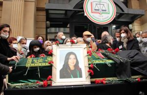Avukat Dilara Yıldız’ın cenazesi İstanbul Barosu önünde
